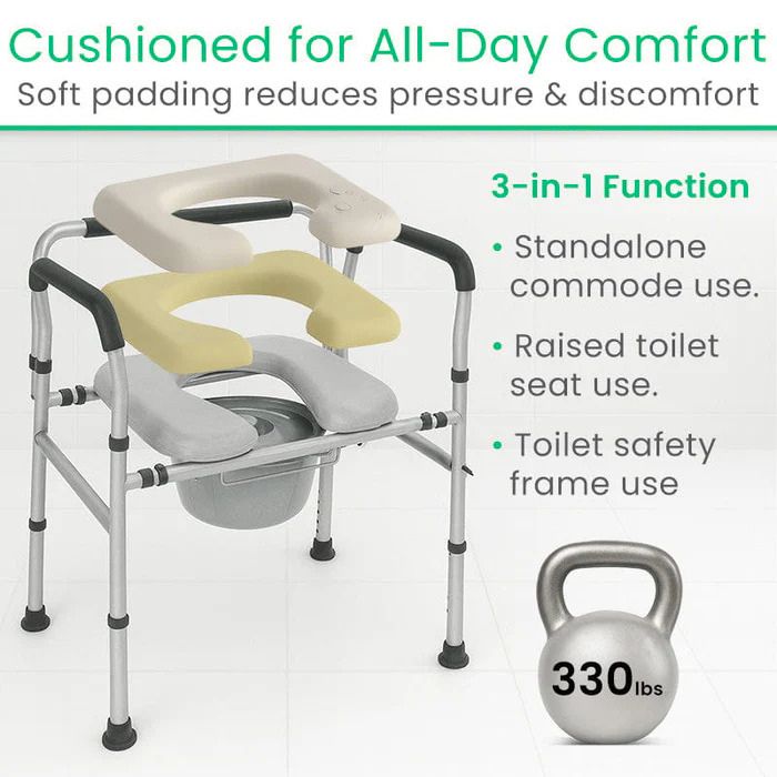 Padded 3-in-1 Commode - Image 3