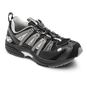 Extra depth orthopedic shoes with removable footbed, arch support, and breathable design for orthotics and AFO accommodation